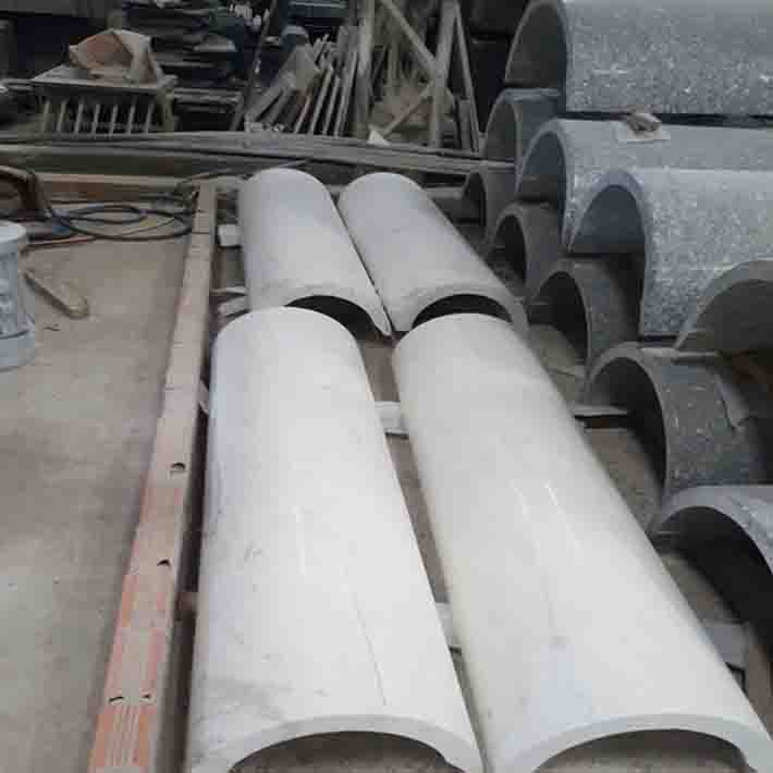 Mẫu cột tròn đá marble