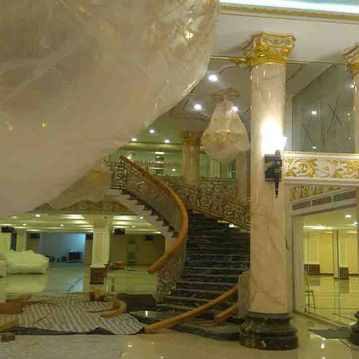 Mẫu cột tròn đá marble
