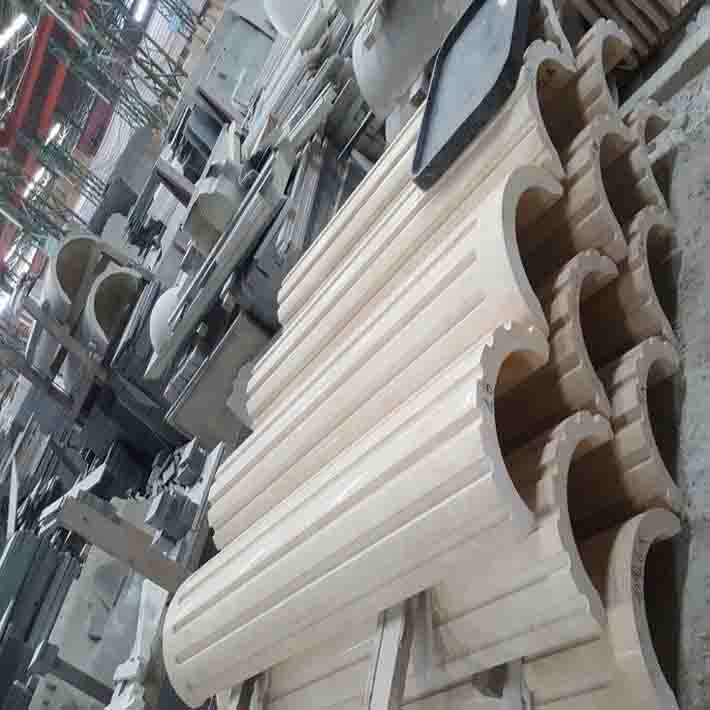 Mẫu cột tròn đá marble