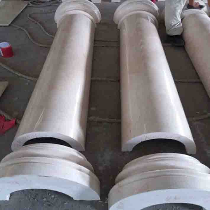 Mẫu cột tròn đá marble