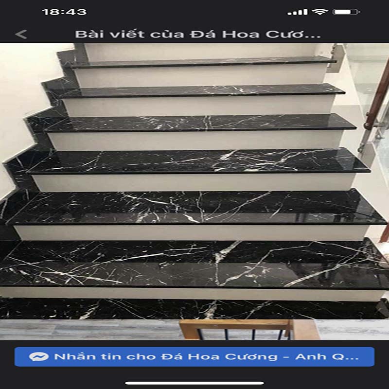 Cầu thang đá hoa cương