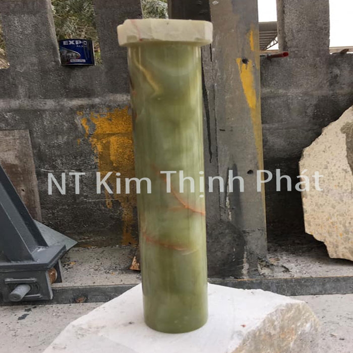 Cột tròn đá khối trắng bảng giá kho đá