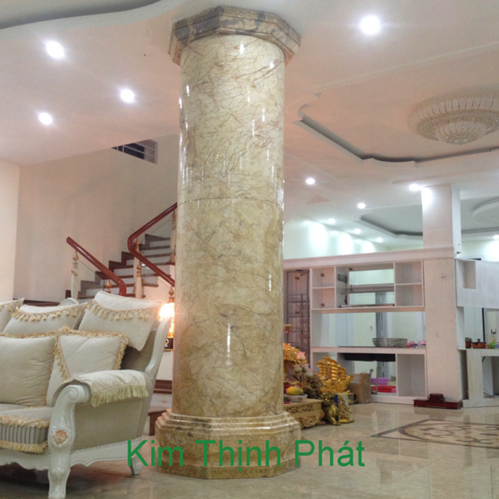 Đá hoa cương ốp cột tròn