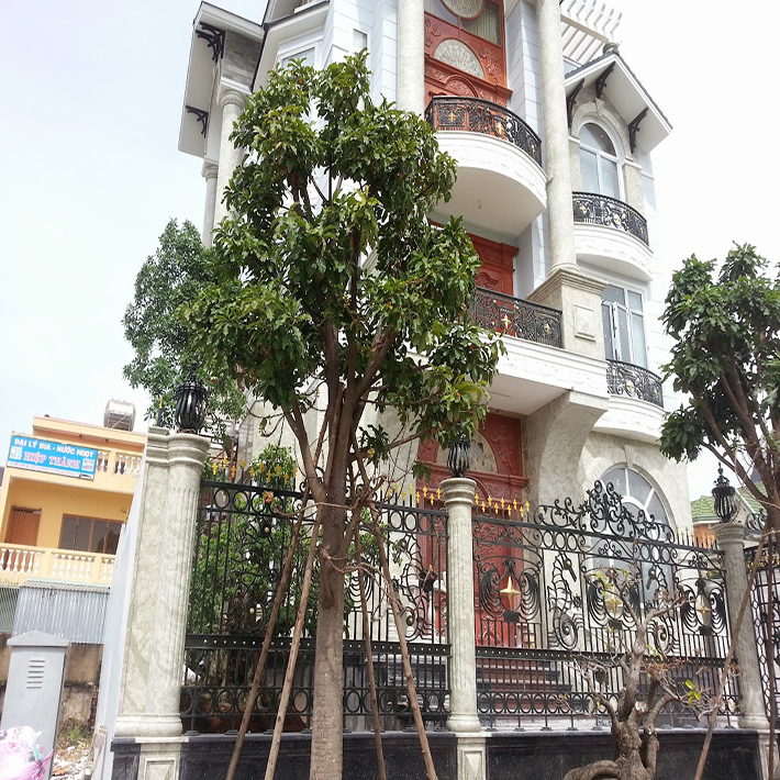 Đá hoa cương ốp cột tròn