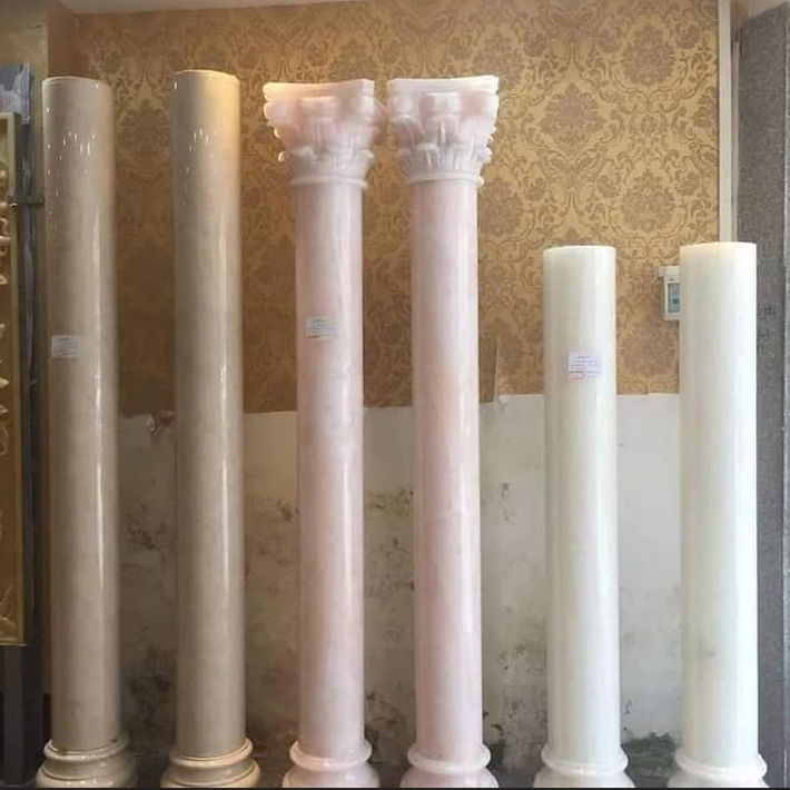 Đá hoa cương ốp cột tròn
