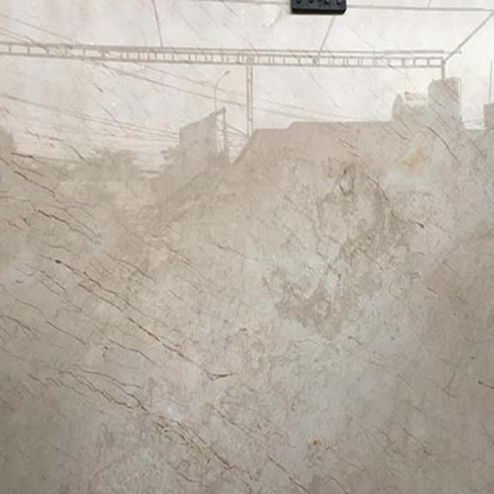 Đá Marble Kem Vàng