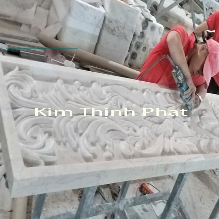 lan can đá hoa cương
