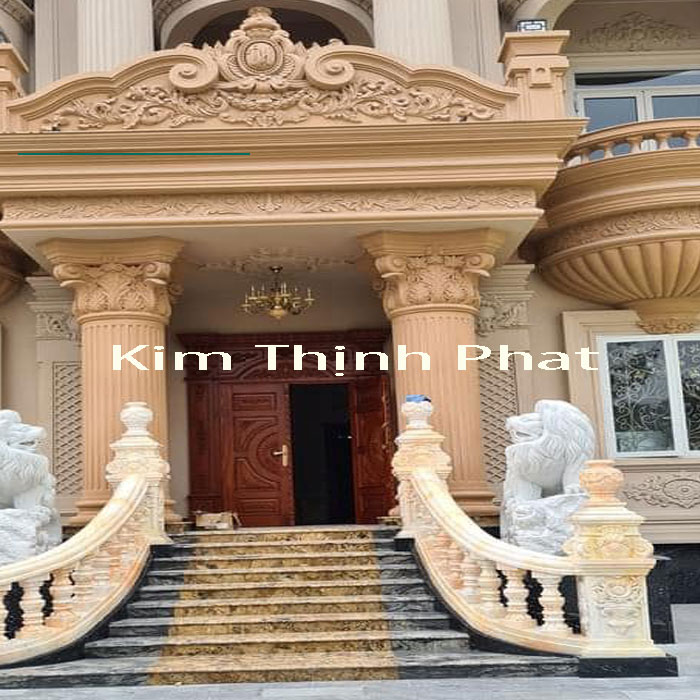 lan can đá hoa cương