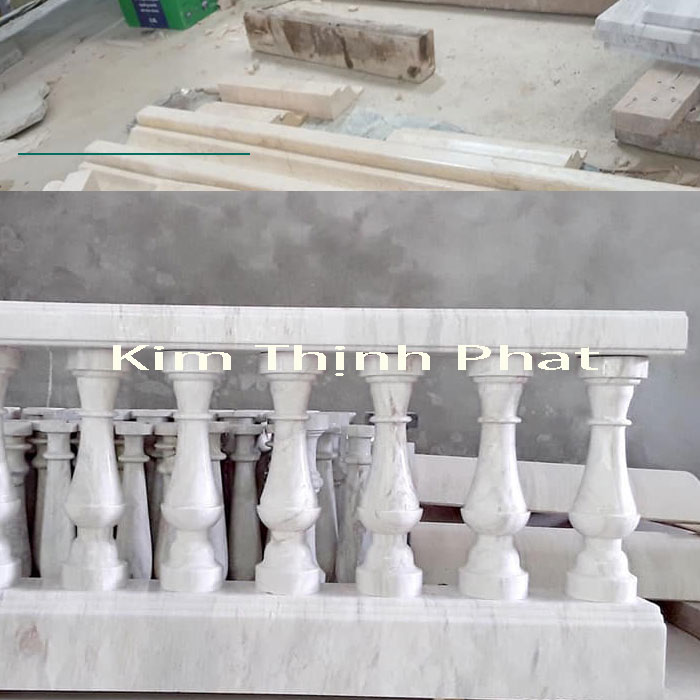 lan can đá hoa cương