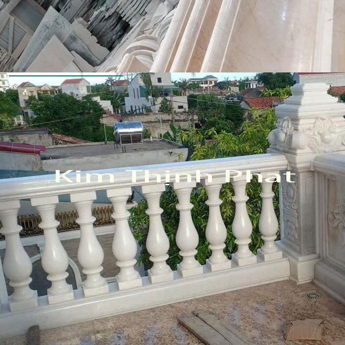 lan can đá hoa cương