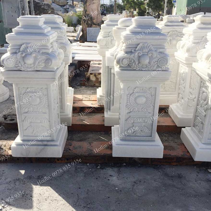 lan can đá hoa cương