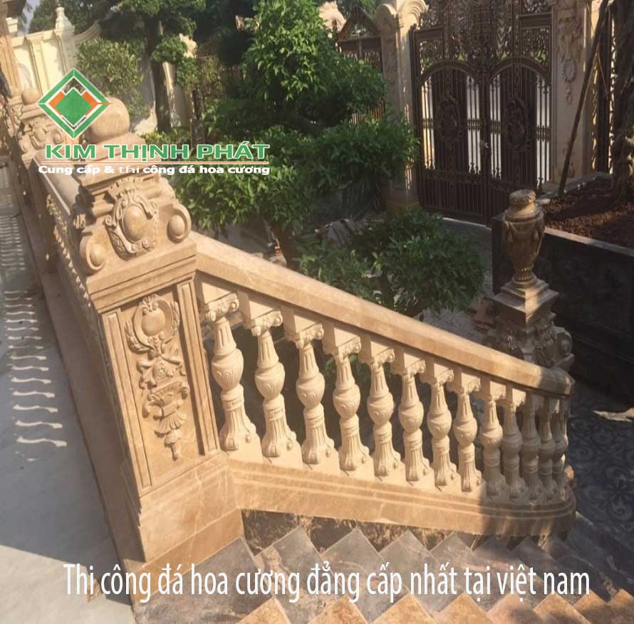lan can đá hoa cương