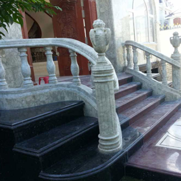 lan can đá hoa cương