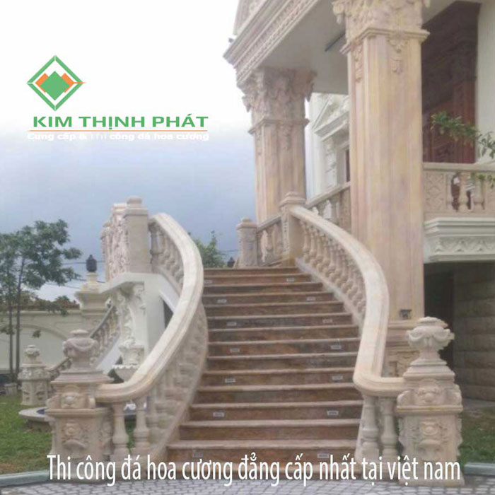 lan can đá hoa cương