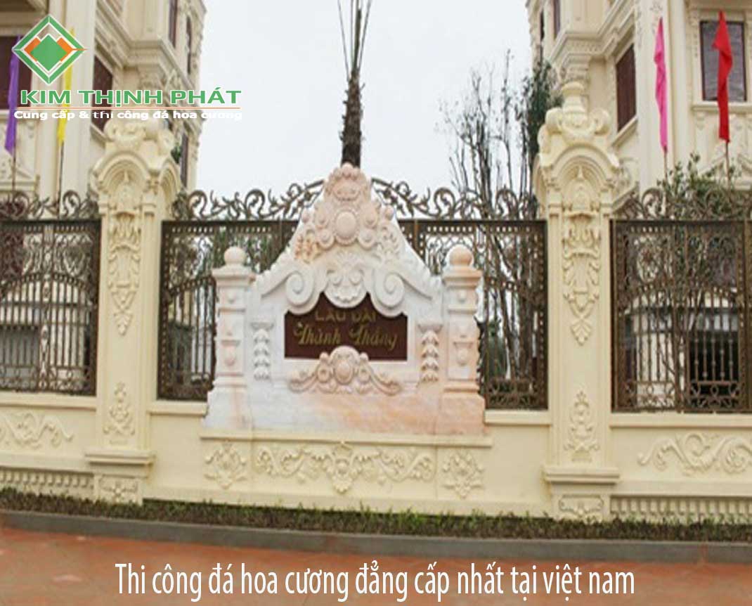 lan can đá hoa cương