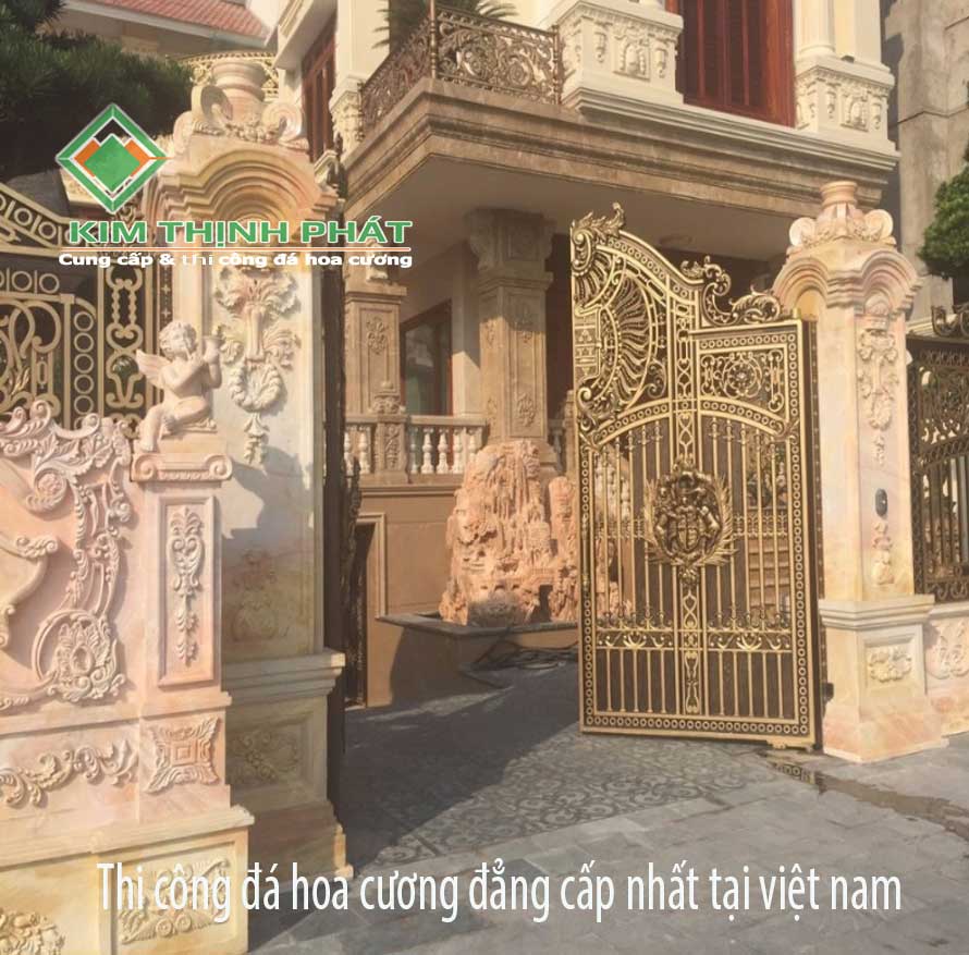 lan can đá hoa cương