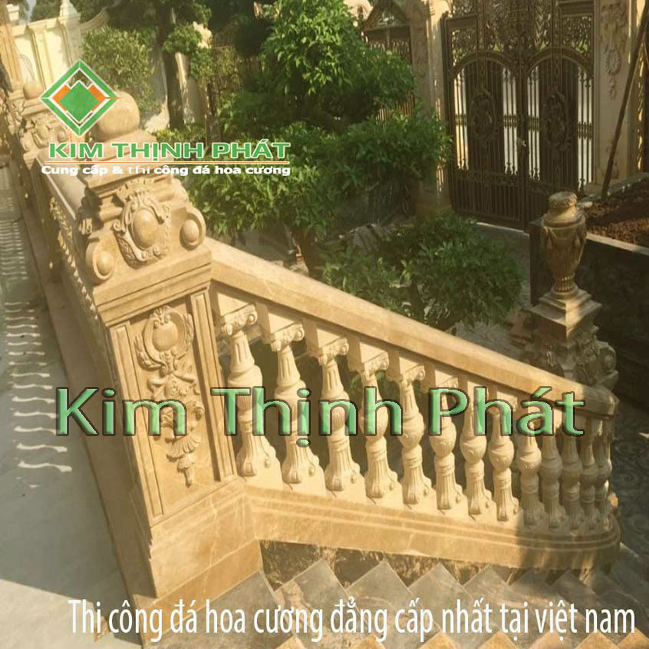 lan can đá hoa cương