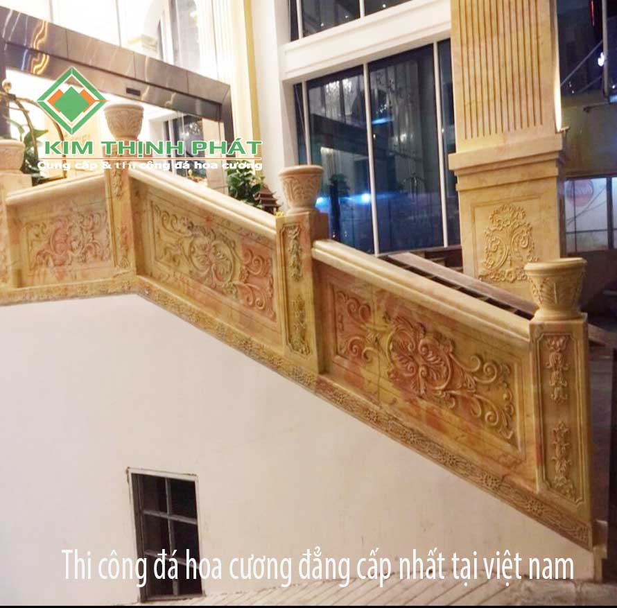 lan can đá hoa cương