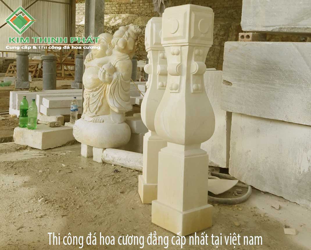 lan can đá hoa cương