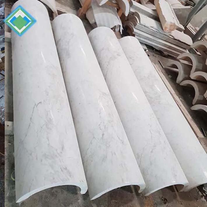 mẫu cột tròn đá hoa cương đẹp