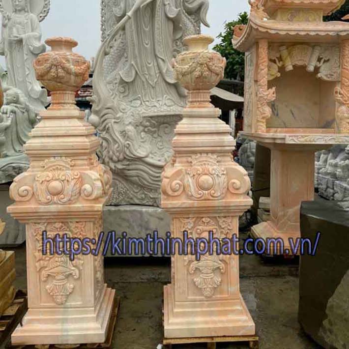 mẫu cột tròn đá hoa cương đẹp