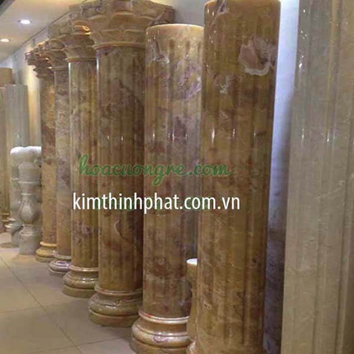 mẫu cột tròn đá hoa cương đẹp