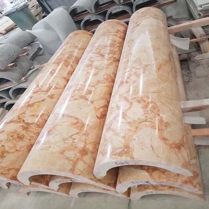 mẫu cột tròn đá hoa cương đẹp