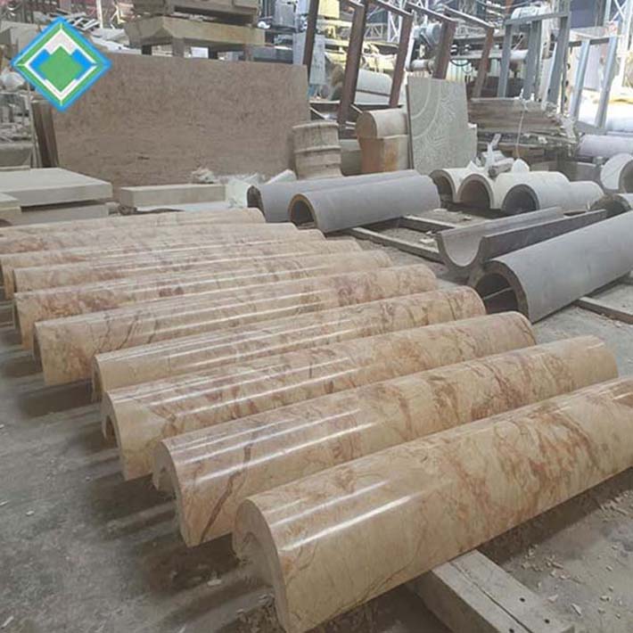 mẫu cột tròn đá hoa cương đẹp