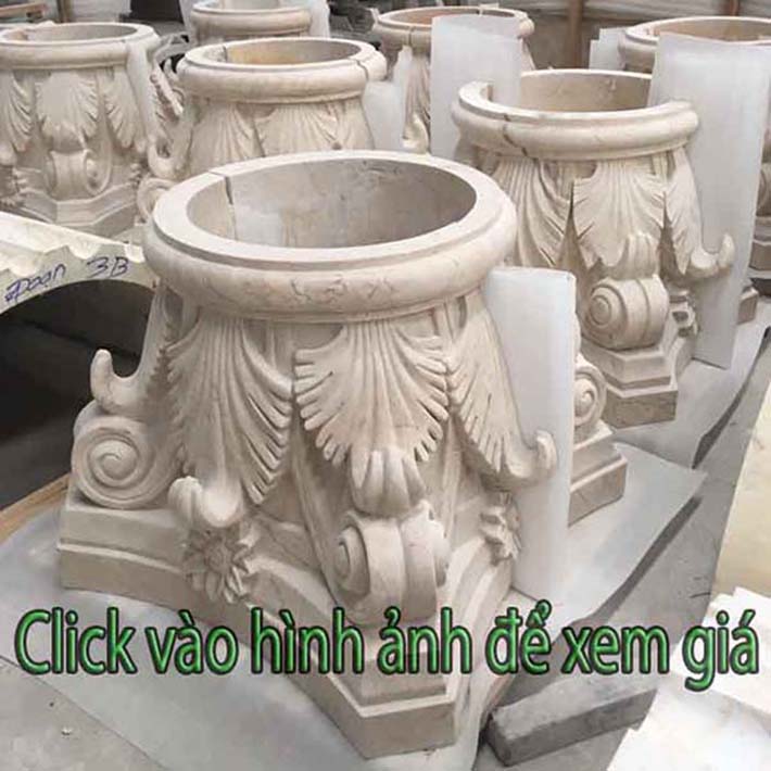 mẫu cột tròn đá hoa cương đẹp