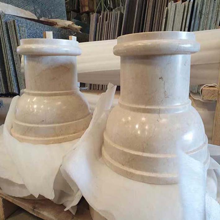 mẫu cột tròn đá hoa cương đẹp