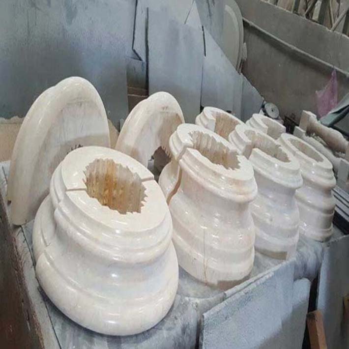 mẫu cột tròn đá hoa cương đẹp