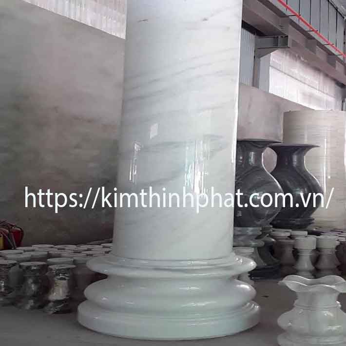 mẫu cột tròn đá hoa cương đẹp