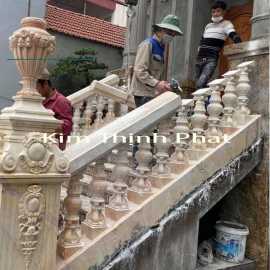 Mẫu lan can đá hoa cương granite