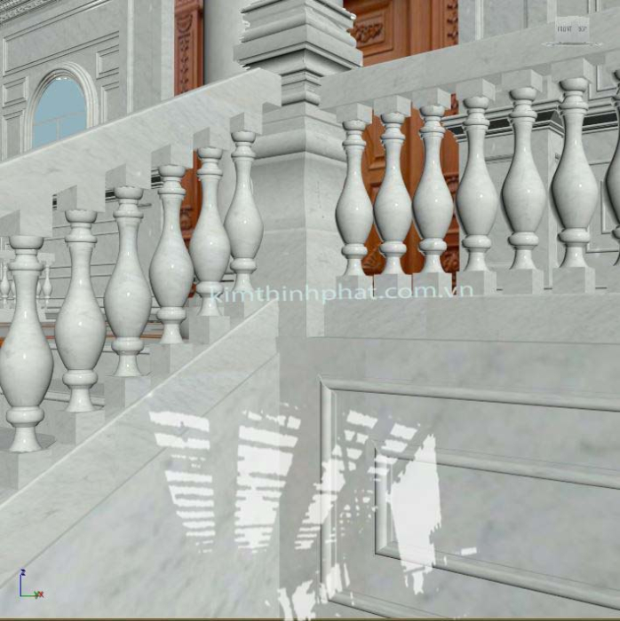 Đá hoa cương lan can lc 023